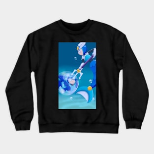 Megaman vs. Splash Woman Crewneck Sweatshirt